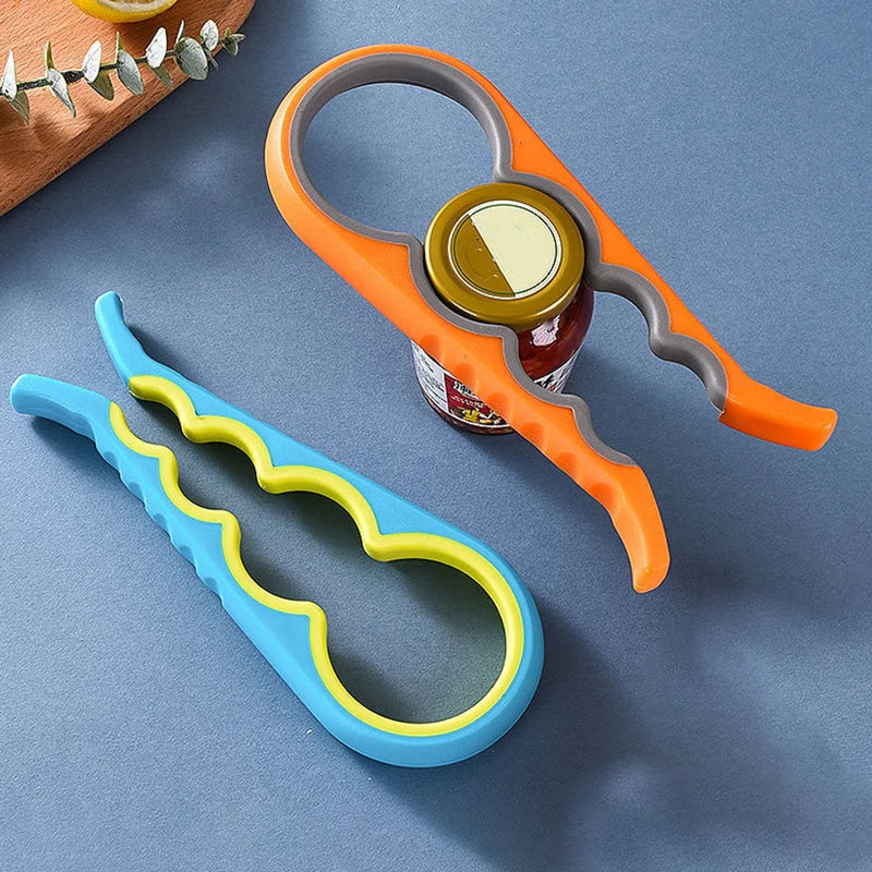 4-in-1 Easy-Grip Jar & Bottle Opener — Kitchen Essential