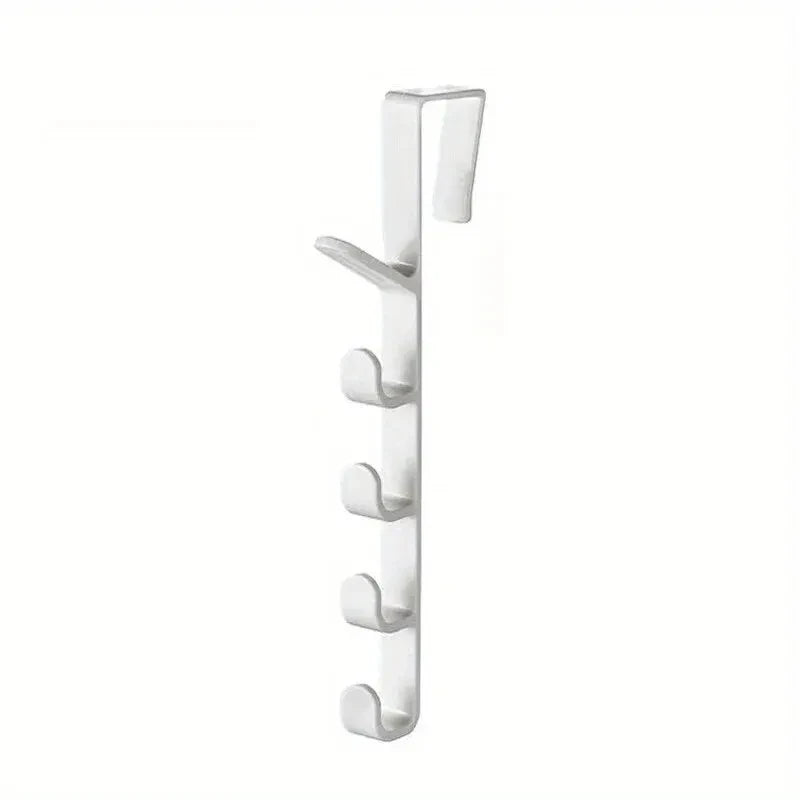 Over-the-Door Multi-Hook Rack — Bedroom, Bathroom & Laundry Organizer