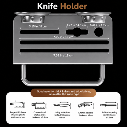 CounterLift™ No-Drill Wall-Mounted Kitchen Organizer