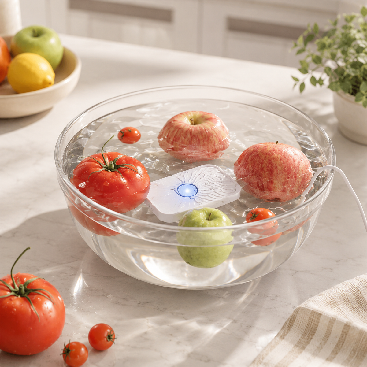 Portable Ultrasonic Food Cleaner — Kitchen Washing Essential for Fruits & Vegetables
