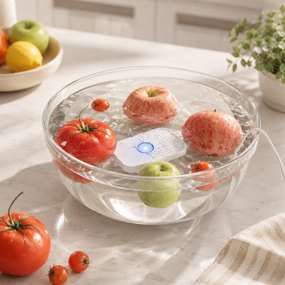 Portable Ultrasonic Food Cleaner — Kitchen Washing Essential for Fruits & Vegetables