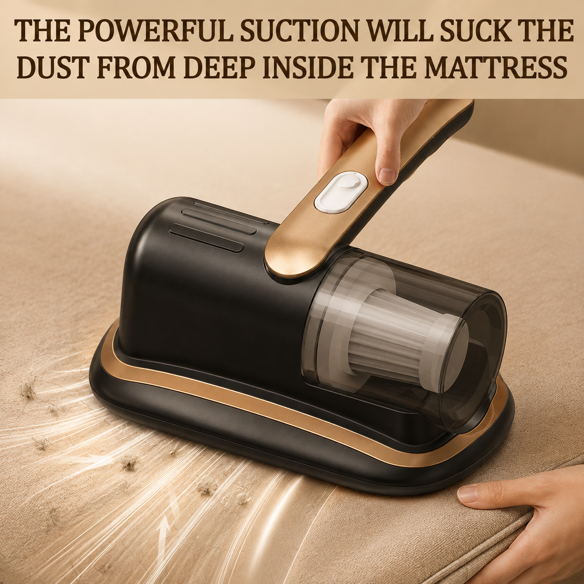 Cordless Deep-Clean Handheld Vacuum – Mattress, Sofa & Pet Hair Cleaner | Essentials | Cleaning | Bedroom | Living Room | On the Go