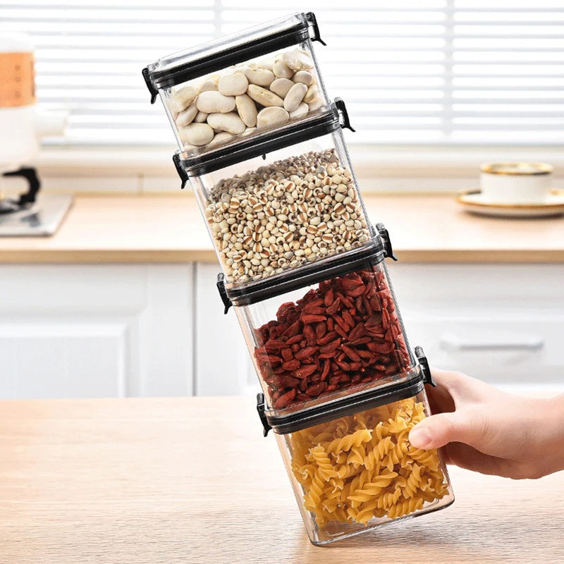 Airtight Pantry Storage Containers — 1–5 Qty Piece Kitchen Set