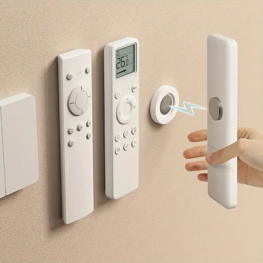 Magnetic Wall-Mount Remote Holder | Living Room, Bedroom, Office