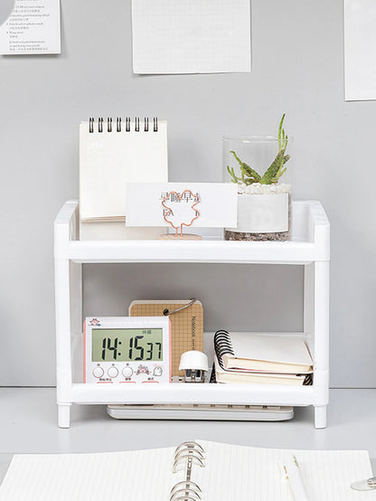 2-Tier Open Desk Organizer — Office & Desktop Storage
