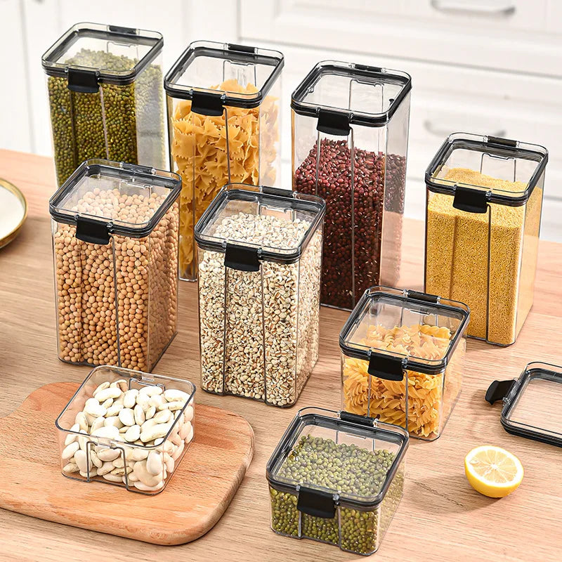 Airtight Pantry Storage Containers — 1–5 Qty Piece Kitchen Set