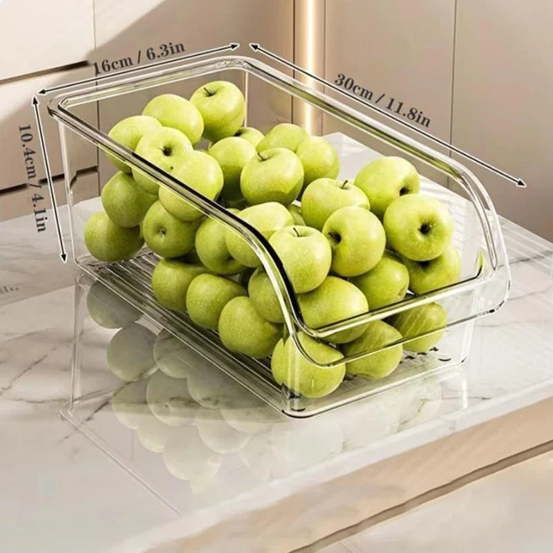 Clear Refrigerator Organizer Bins | Kitchen | Pantry