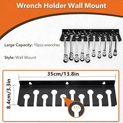 Wall-Mount Tool Organizer Rack | Garage