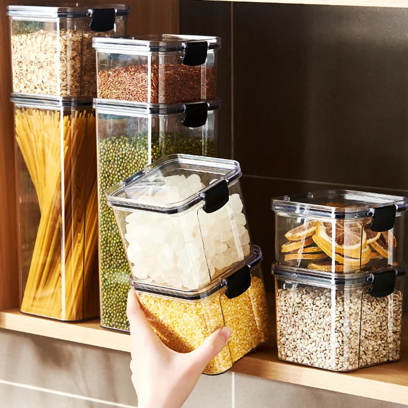 Airtight Pantry Storage Containers — 1–5 Qty Piece Kitchen Set