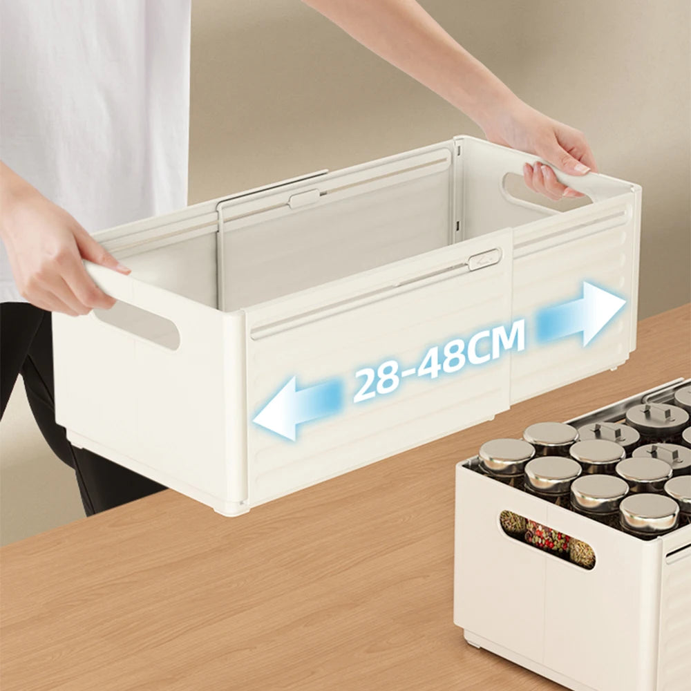 Multi-Purpose Storage Bins — Stackable Cabinet & Shelf Organizers | Kitchen, Bathroom, Bedroom, Office & Baby