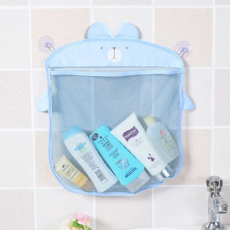 Quick-Dry Suction Mesh Storage Bag | Bathroom | Kids