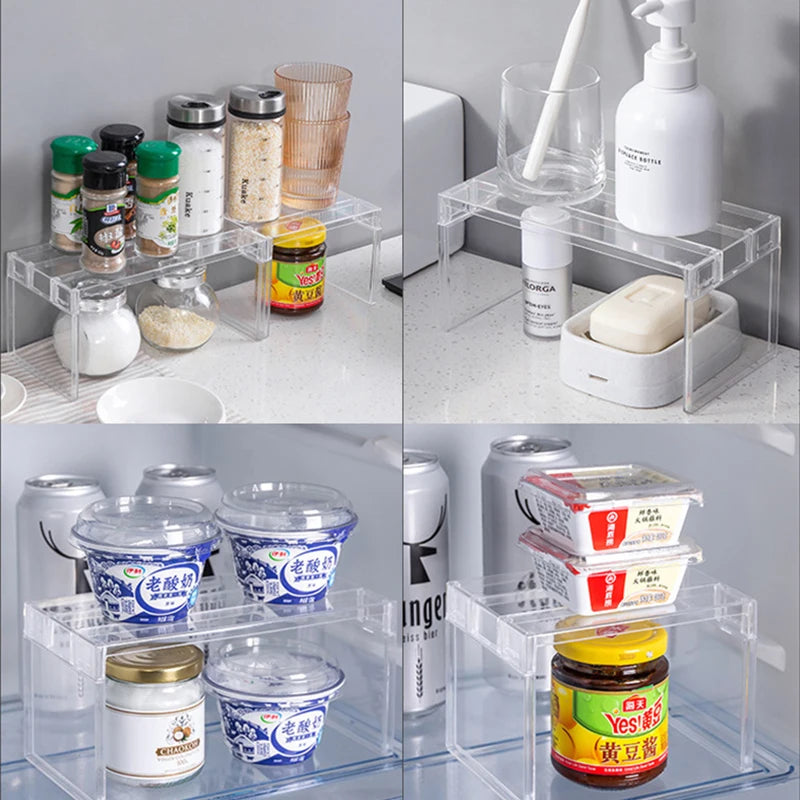 Stackable Refrigerator & Pantry Shelf Organizer | Kitchen | Pantry