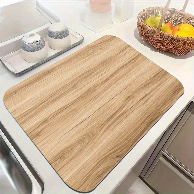 Quick-Dry Laundry Machine Top Mat — Absorbent Non-Slip Counter Protector | Kitchen