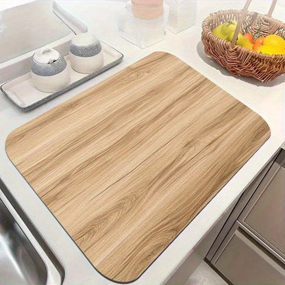 Quick-Dry Laundry Machine Top Mat — Absorbent Non-Slip Counter Protector | Kitchen