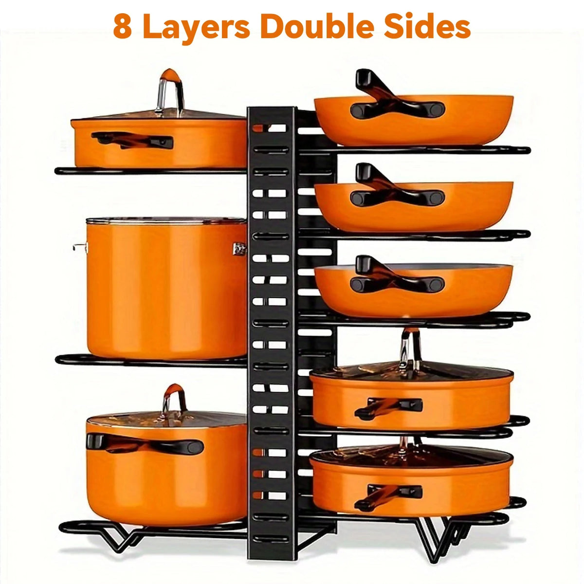 PanTier™ 8-Tier Pot & Pan Organizer — Kitchen