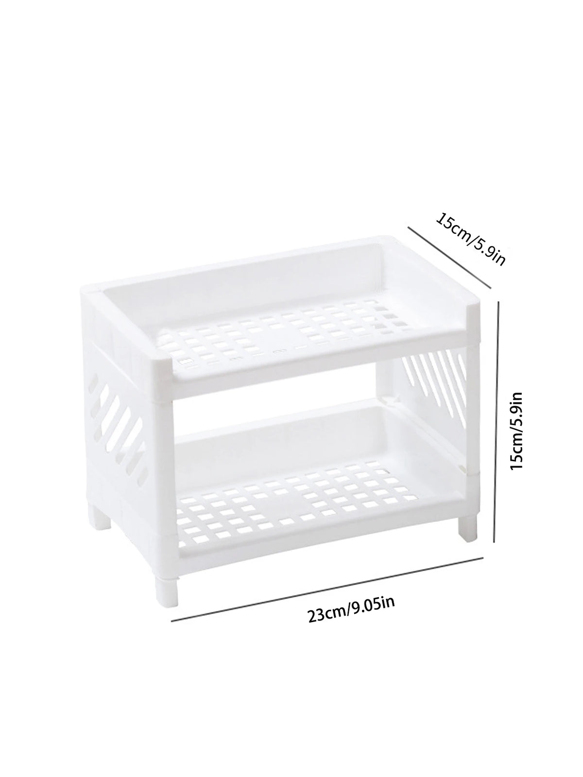 2-Tier Open Desk Organizer — Office & Desktop Storage