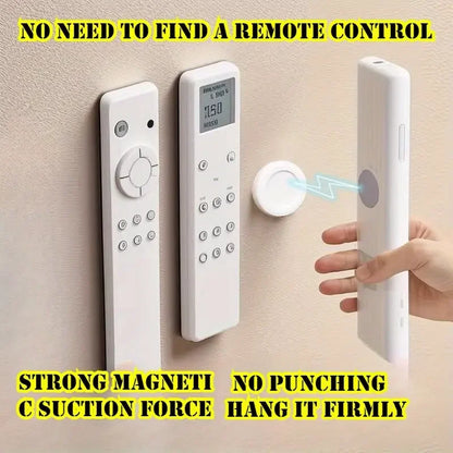 Magnetic Wall-Mount Remote Holder | Living Room, Bedroom, Office