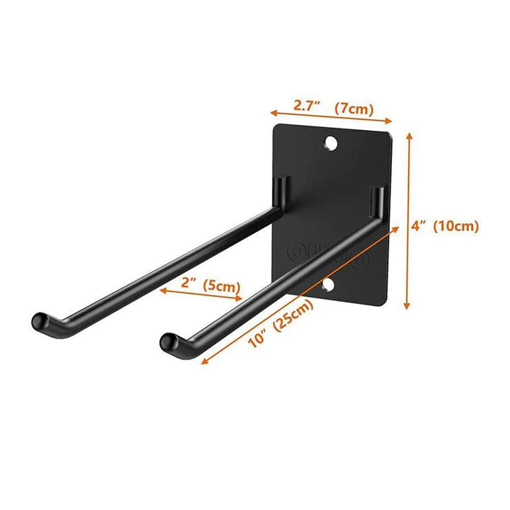 Wall-Mounted Broom & Tool Holder — Garage Storage Essential