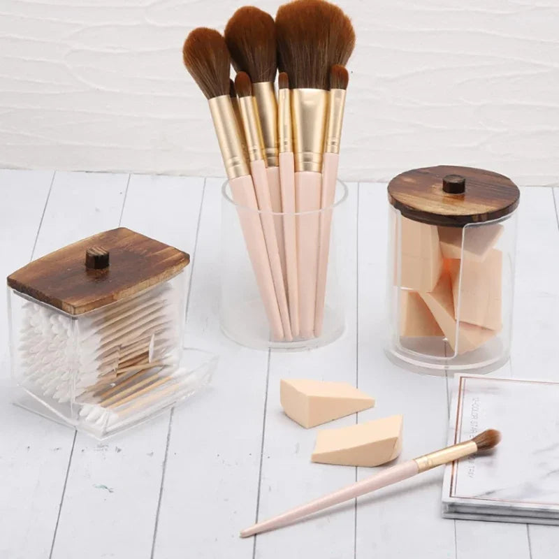 Bathroom Vanity Organizer Jars | Bathroom