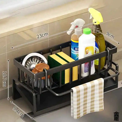 Self-Draining Over-Sink Storage Organizer — Kitchen
