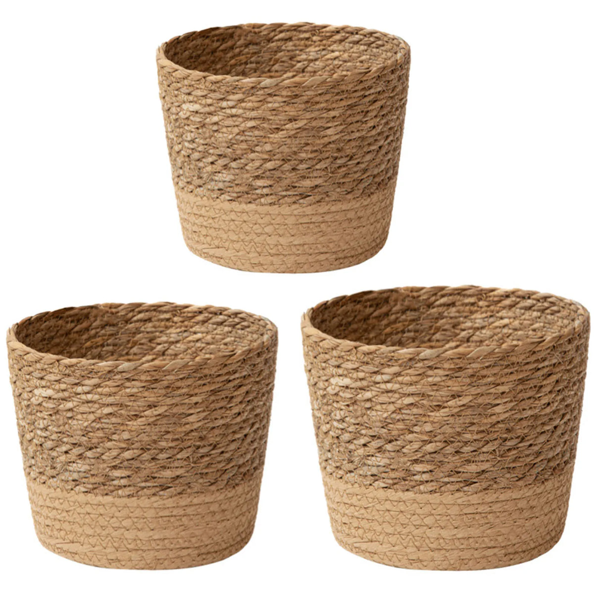 Woven Flower Plant Display Baskets | Kitchen, Sunroom, Living Room, Garden, Bedroom Essentials