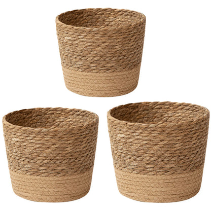 Woven Flower Plant Display Baskets | Kitchen, Sunroom, Living Room, Garden, Bedroom Essentials