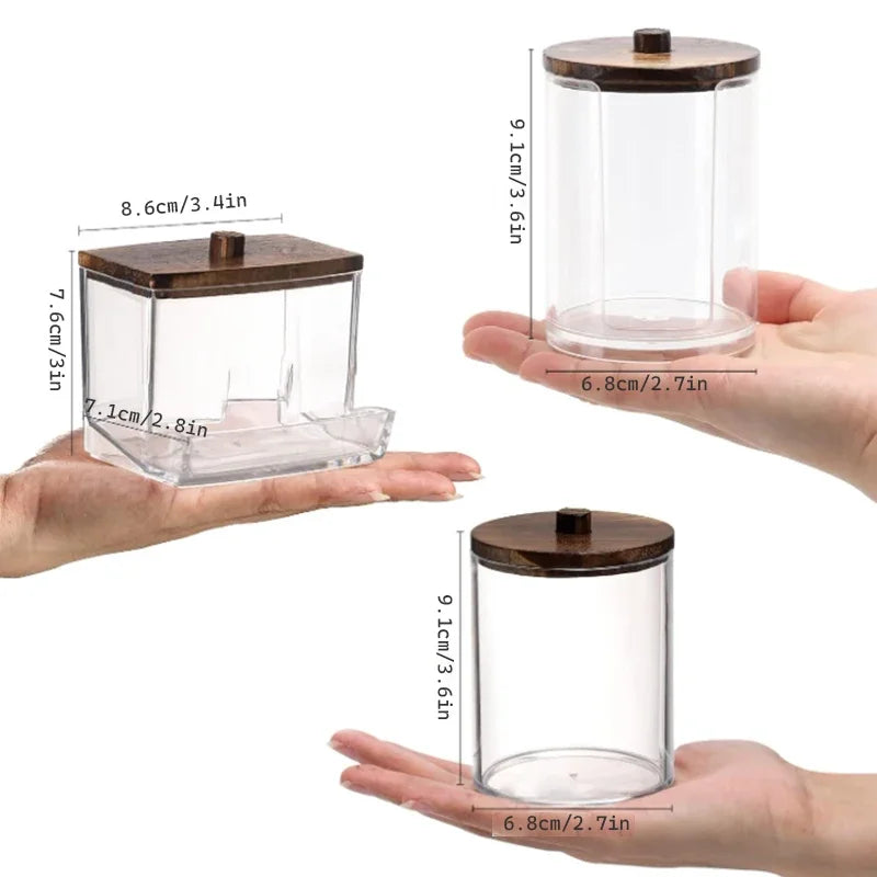 Bathroom Vanity Organizer Jars | Bathroom