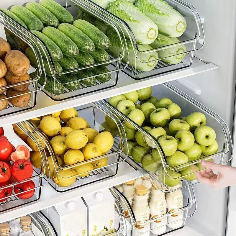 Clear Refrigerator Organizer Bins | Kitchen | Pantry