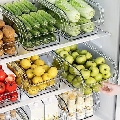 Clear Refrigerator Organizer Bins | Kitchen | Pantry