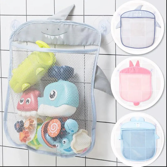 Quick-Dry Suction Mesh Storage Bag | Bathroom | Kids