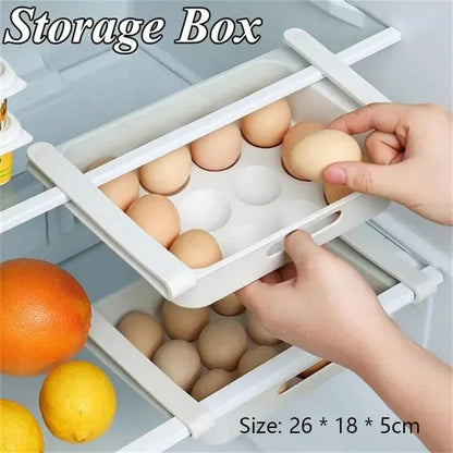 3-Tier Space-Saving Egg Holder — Kitchen Refrigerator Organizer