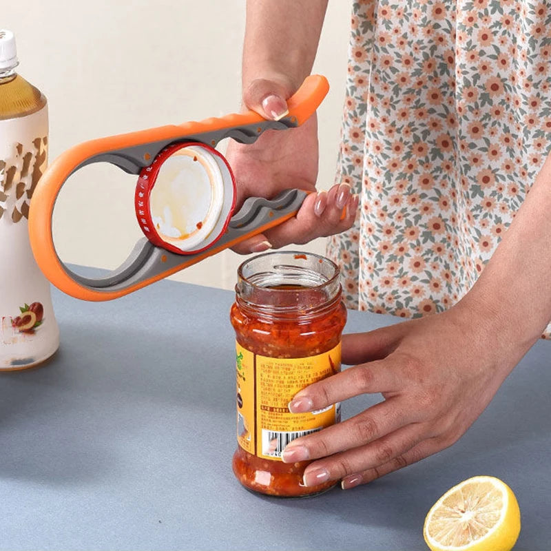 4-in-1 Easy-Grip Jar & Bottle Opener — Kitchen Essential