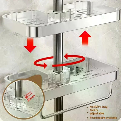 Shower Bar Storage Caddy | Bathroom & Shower Organizer
