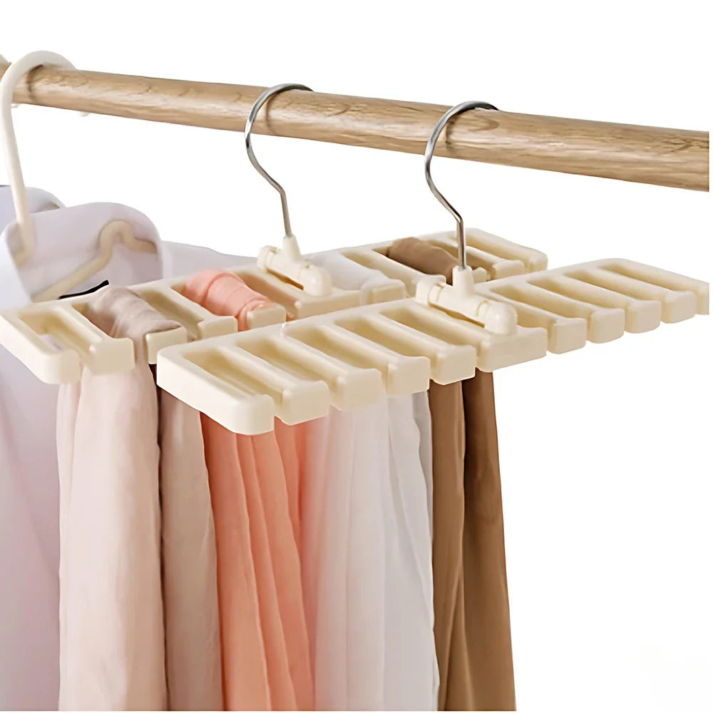 Space-Saving Belt & Tie Hanger — Bedroom Closet Organizer