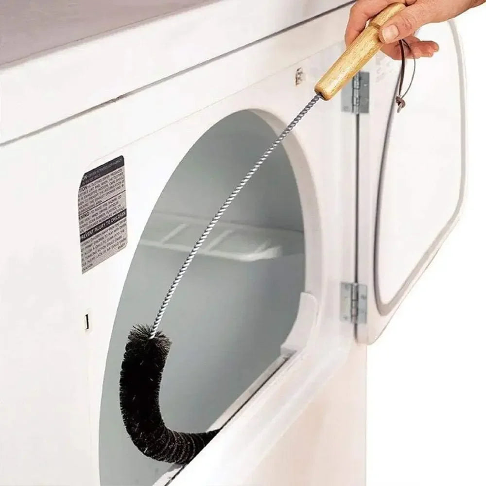 Flexible Essential Dryer Lint Brush — Long-Reach Vent & Crevice Cleaning Tool | Laundry