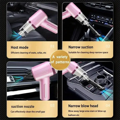 Portable Wireless Car Vacuum Cleaner Multifunctional 4-in-1 High-power Suction Blowing Integrated Cleaning Appliance ﻿2026