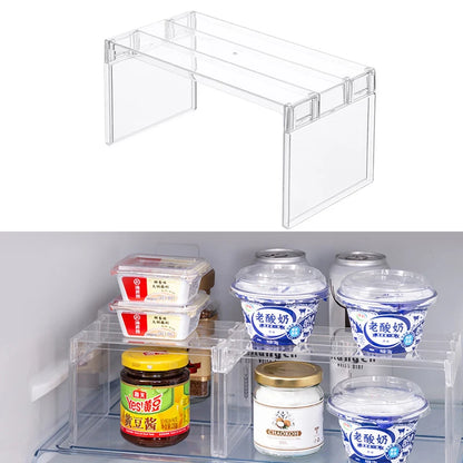 Stackable Refrigerator & Pantry Shelf Organizer | Kitchen | Pantry