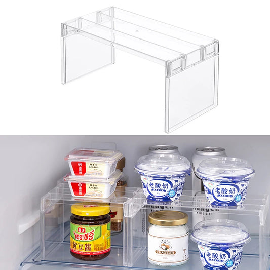 Stackable Refrigerator & Pantry Shelf Organizer | Kitchen | Pantry