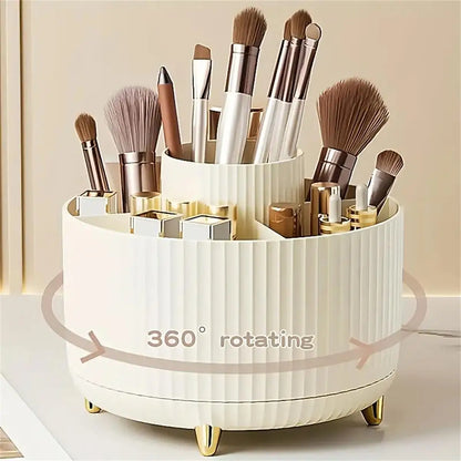 360° Rotating Organizer — Makeup, Bathroom & Office Desk Storage Caddy