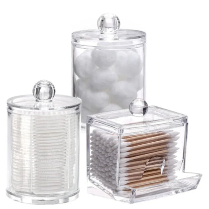 Bathroom Vanity Organizer Jars | Bathroom