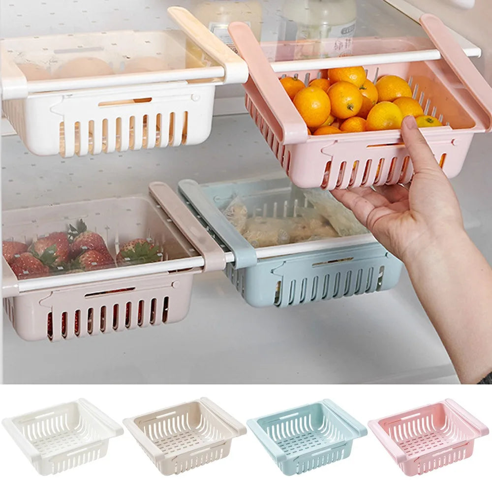 Slide-On Fridge Drawer Organizer | Kitchen Essentials