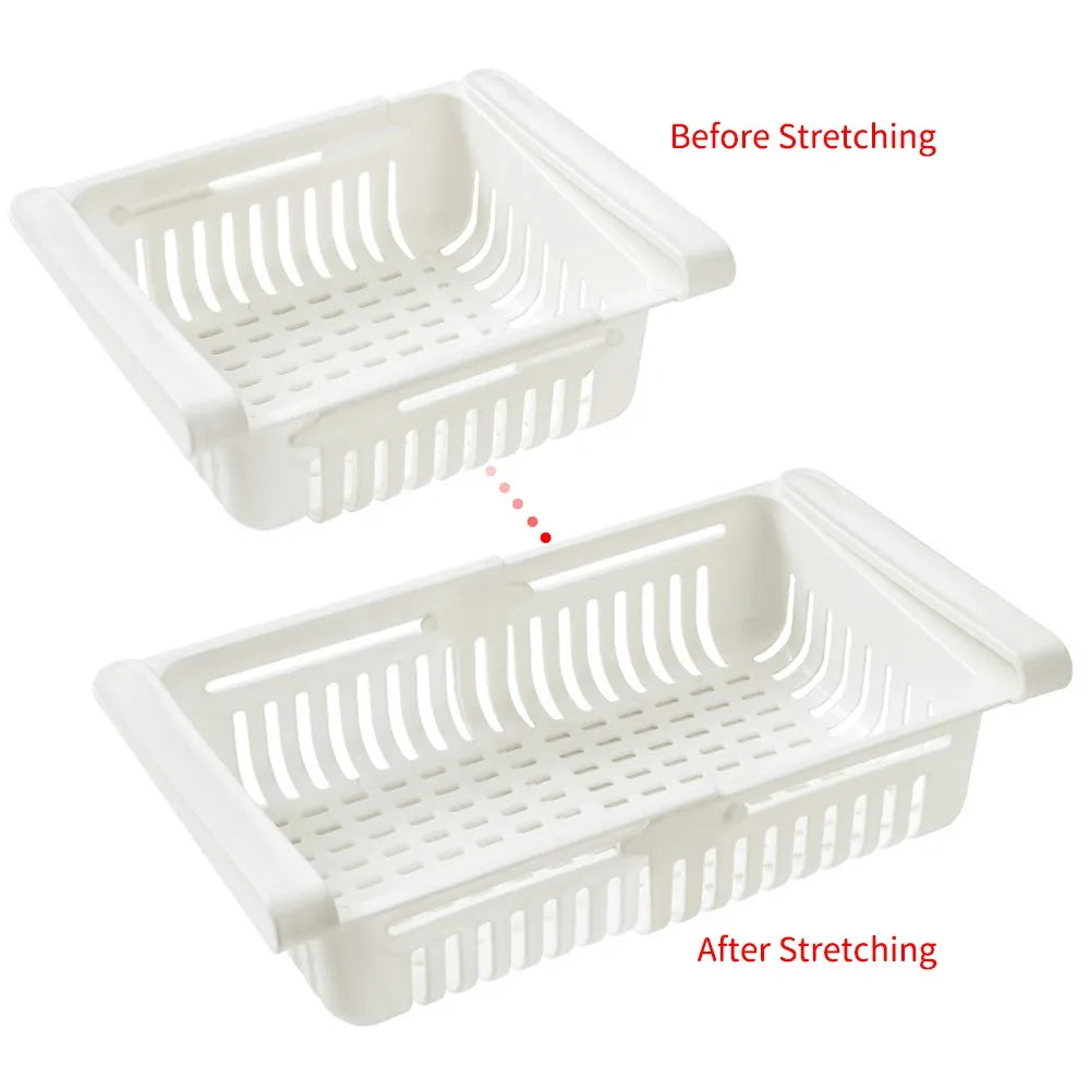 Slide-On Fridge Drawer Organizer | Kitchen Essentials