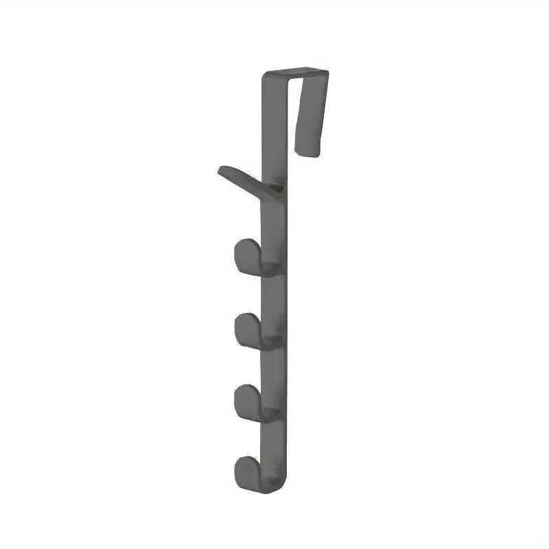 Over-the-Door Multi-Hook Rack — Bedroom, Bathroom & Laundry Organizer