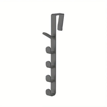 Over-the-Door Multi-Hook Rack — Bedroom, Bathroom & Laundry Organizer