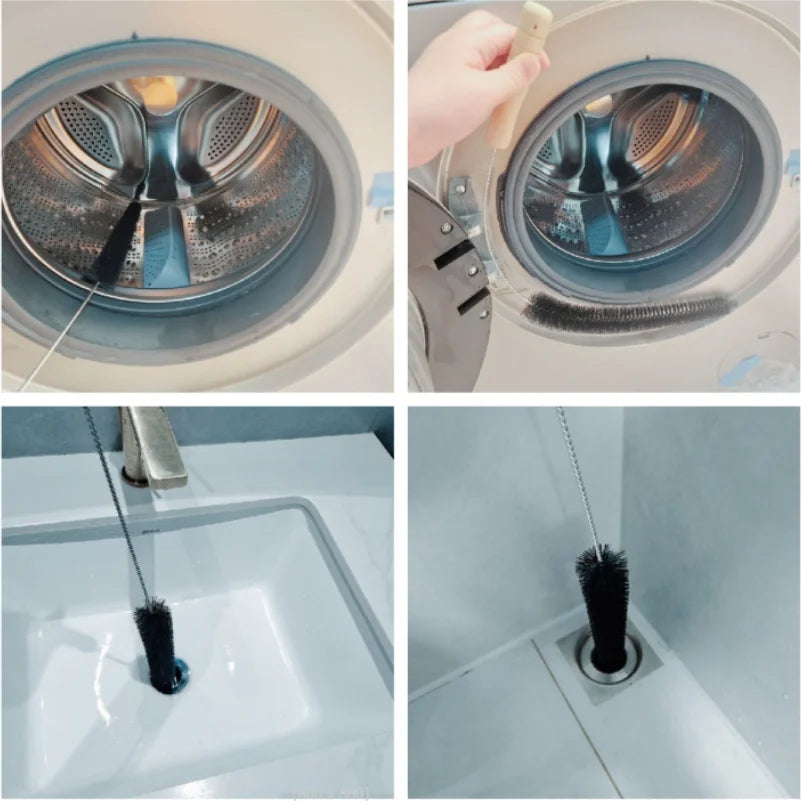 Flexible Essential Dryer Lint Brush — Long-Reach Vent & Crevice Cleaning Tool | Laundry