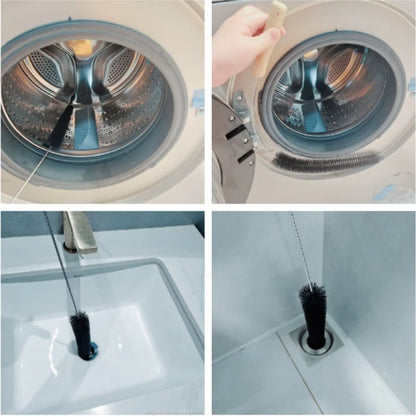 Flexible Essential Dryer Lint Brush — Long-Reach Vent & Crevice Cleaning Tool | Laundry