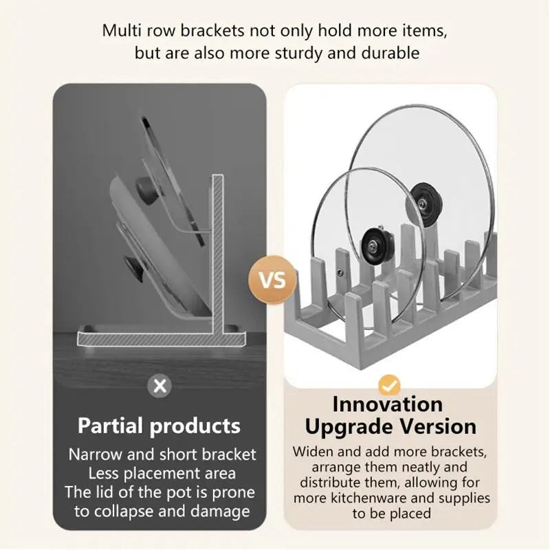 Space-Saving Plate & Cutting Board Organizer | Kitchen | Essentials