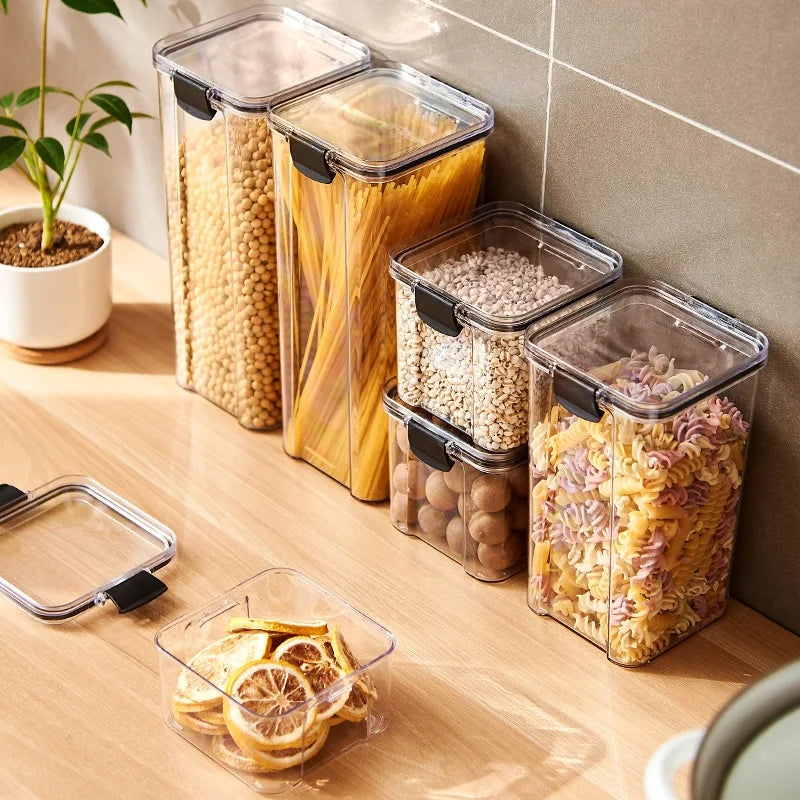 Airtight Pantry Storage Containers — 1–5 Qty Piece Kitchen Set