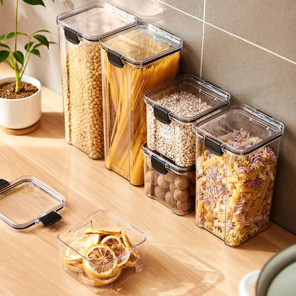 Airtight Pantry Storage Containers — 1–5 Qty Piece Kitchen Set