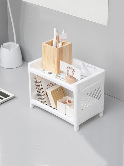 2-Tier Open Desk Organizer — Office & Desktop Storage